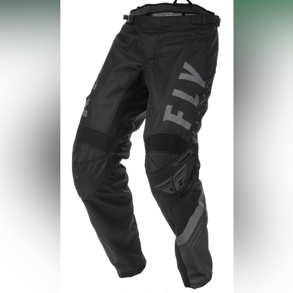 Fly Racing Pants-F-16 Black/Grey Size 18 Kids